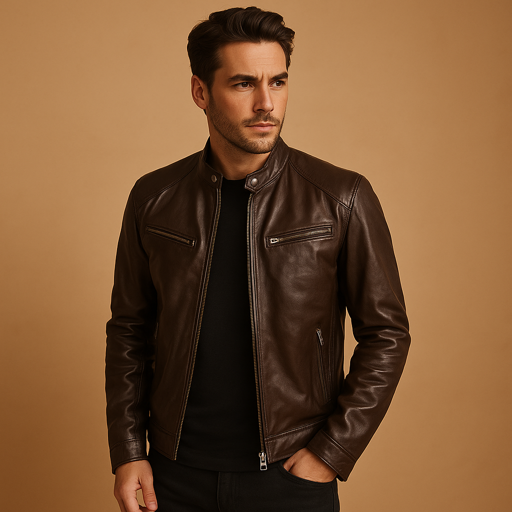 Men’s elegant lightweight jacket with a versatile fit and refined finish, suitable for casual outfits, formal occasions, and mid season wear.