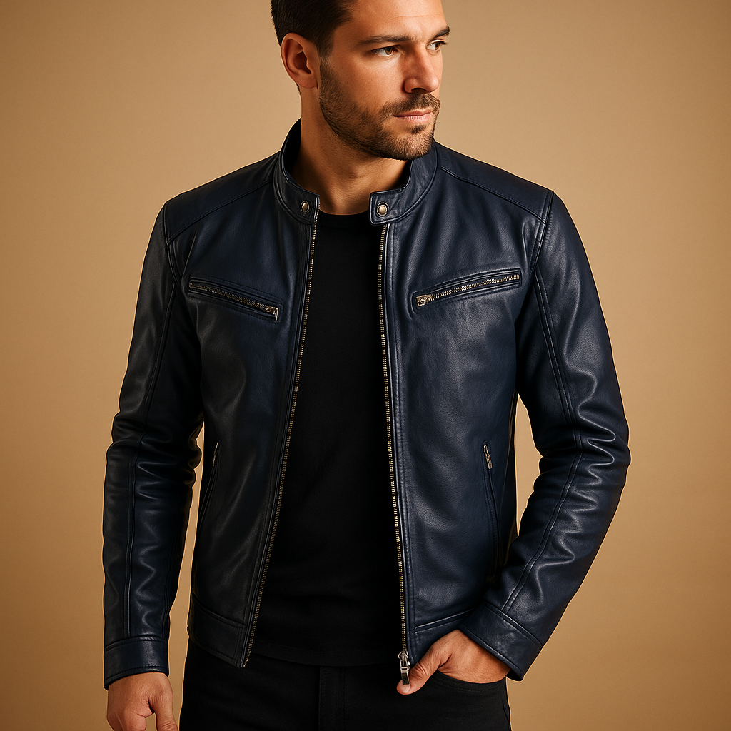 Men’s elegant lightweight jacket with a versatile fit and refined finish, suitable for casual outfits, formal occasions, and mid season wear.