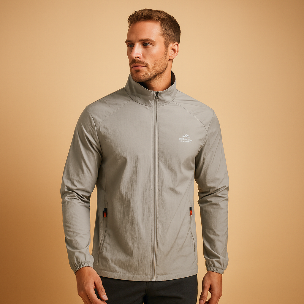 Men’s quilted summer jacket with a lightweight design, suitable for spring and summer, easy to style for casual everyday wear.
