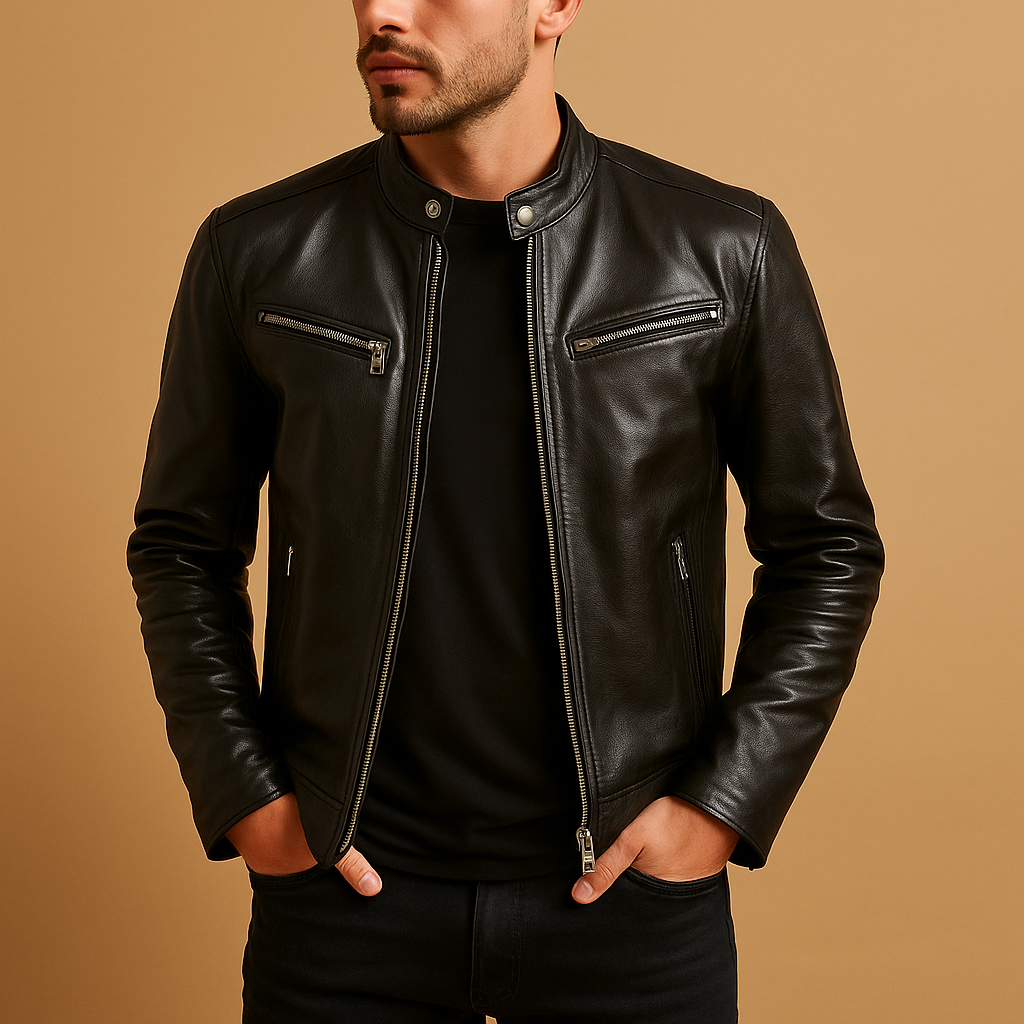Men’s elegant lightweight jacket with a versatile fit and refined finish, suitable for casual outfits, formal occasions, and mid season wear.