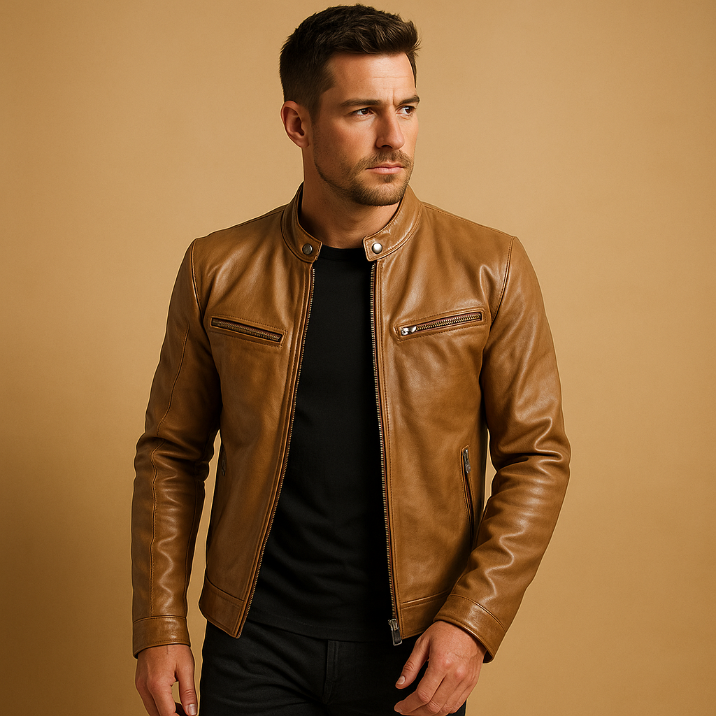 Men’s elegant lightweight jacket with a versatile fit and refined finish, suitable for casual outfits, formal occasions, and mid season wear.