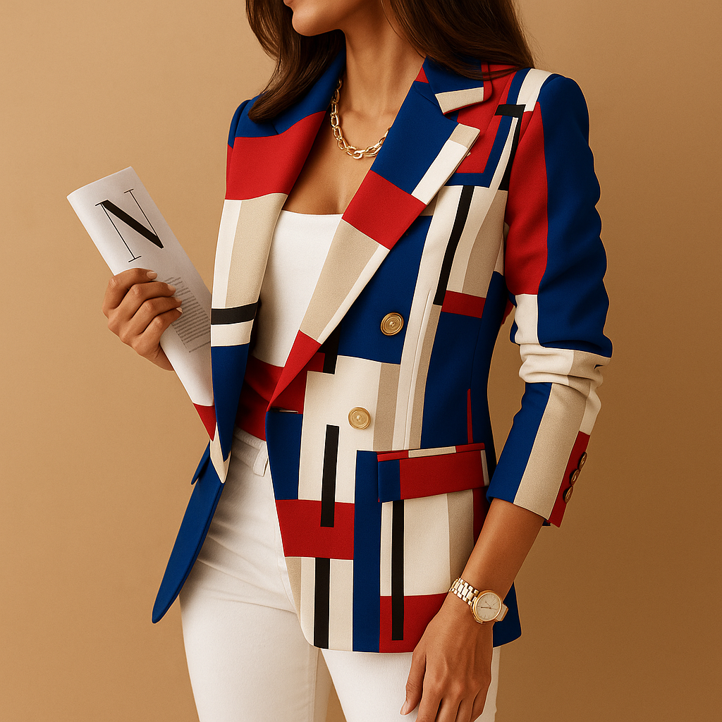 Women’s tailored blazer with a flattering fit and functional pockets, ideal for work, formal events, and casual chic occasions.