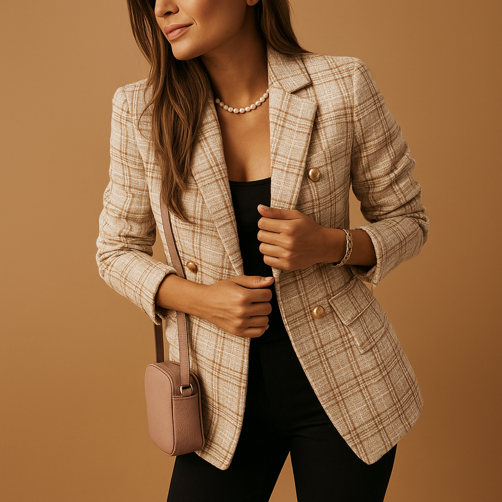 Women’s tailored blazer with an elegant, shaped fit and premium feel, ideal for work, formal events, and chic casual looks.